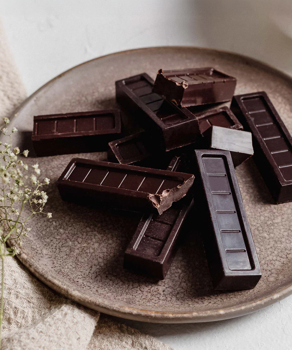Caja de 7 barritas de chocolate Mix Amargo sin azúcar | 154 grs.