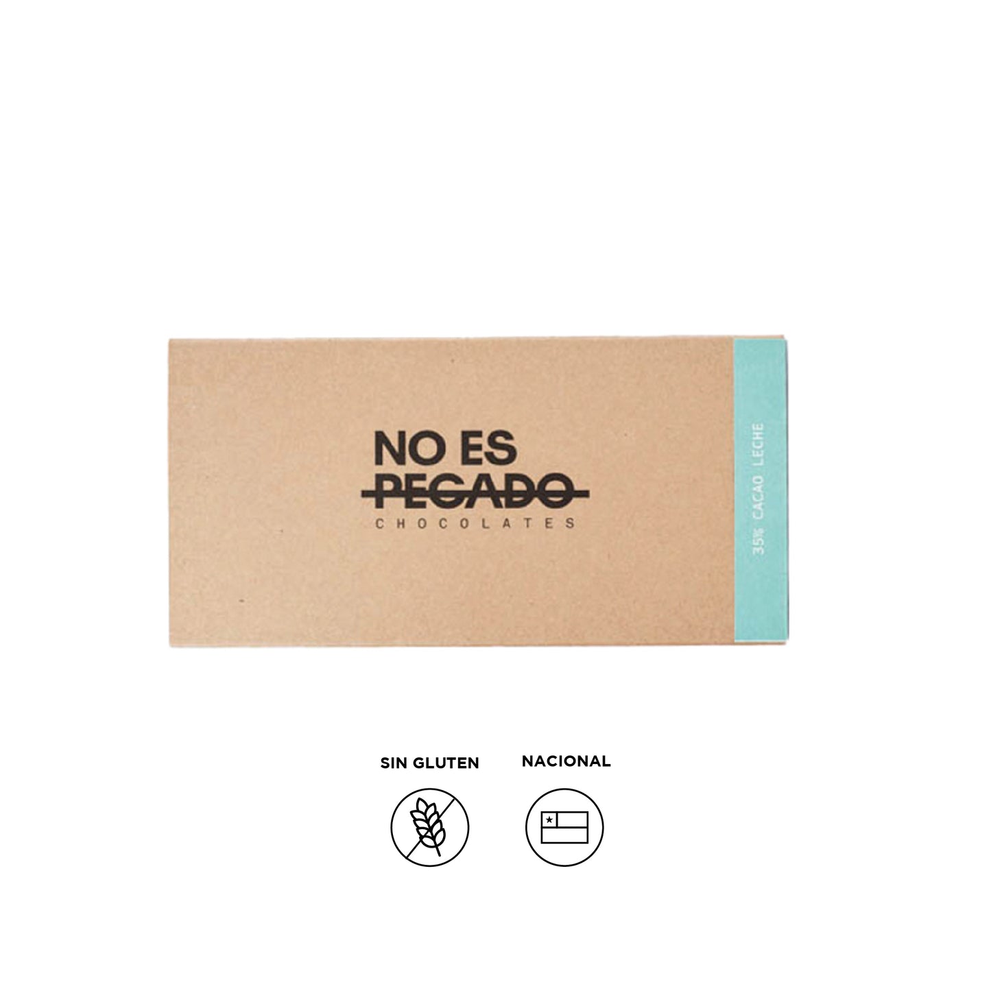 Caja de 7 barritas de chocolate de leche 35% cacao | 154 grs.
