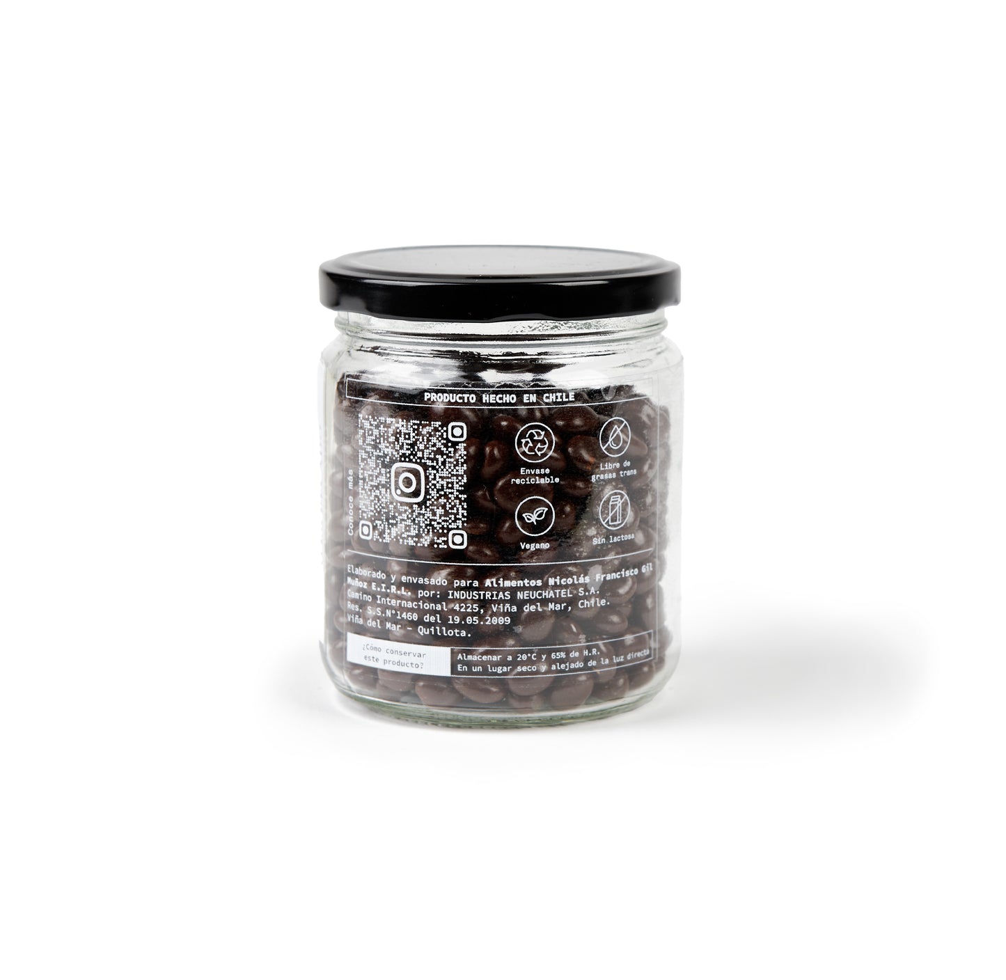 Granos de Café Bañados en Chocolate Bitter 240 g.