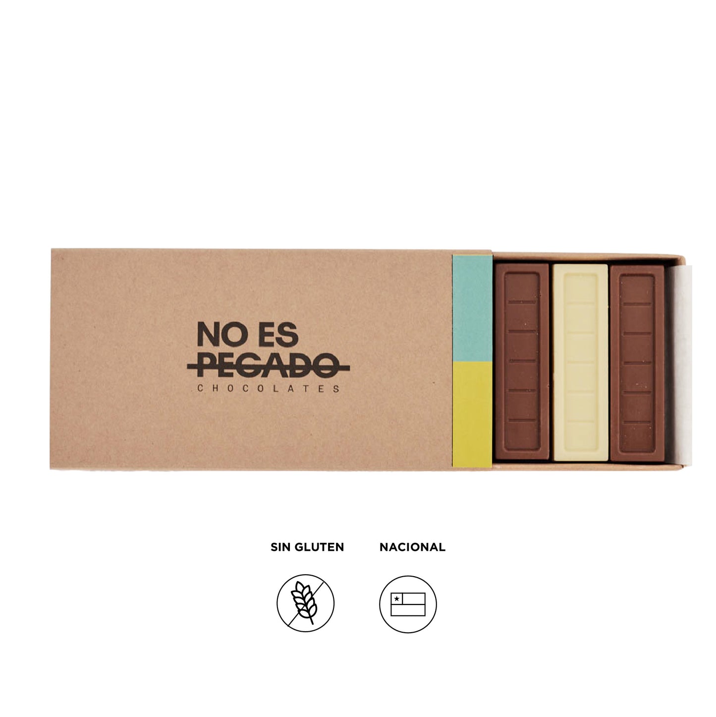 Caja de 7 barritas de chocolate Mix Leche | 154 grs.
