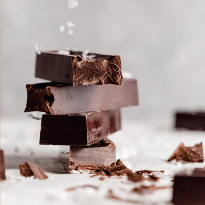 Caja de 7 barritas de chocolate amargo 85% cacao S/A 154grs.