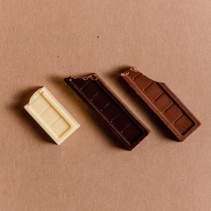 Caja de 7 barritas de chocolate Mix Trilogía | 154 grs.