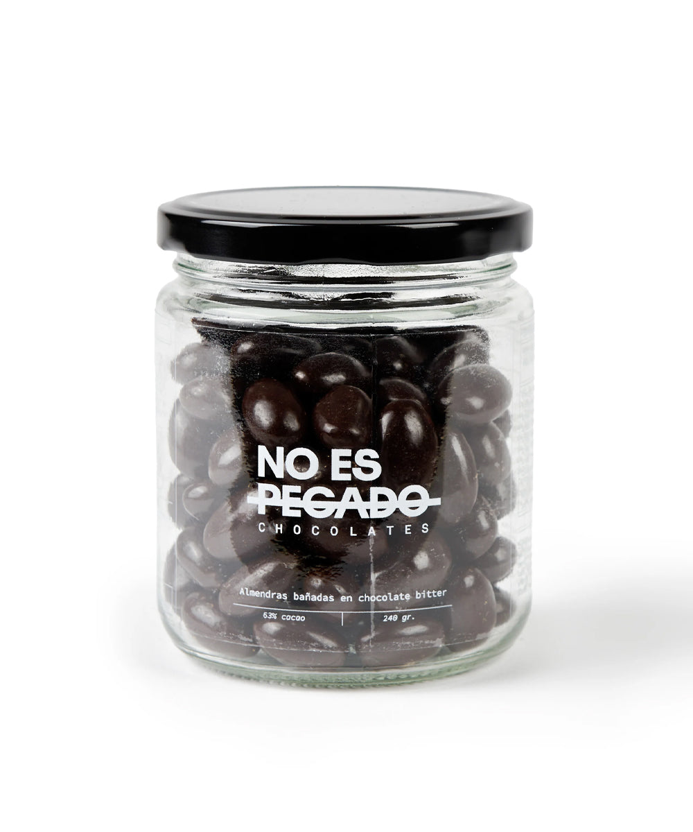 Almendras Bañadas en Chocolate Bitter 240 g.