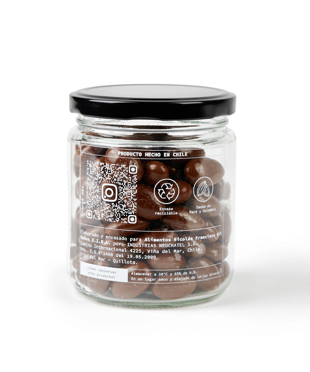 Almendras Bañadas en Chocolate de Leche 240 g.