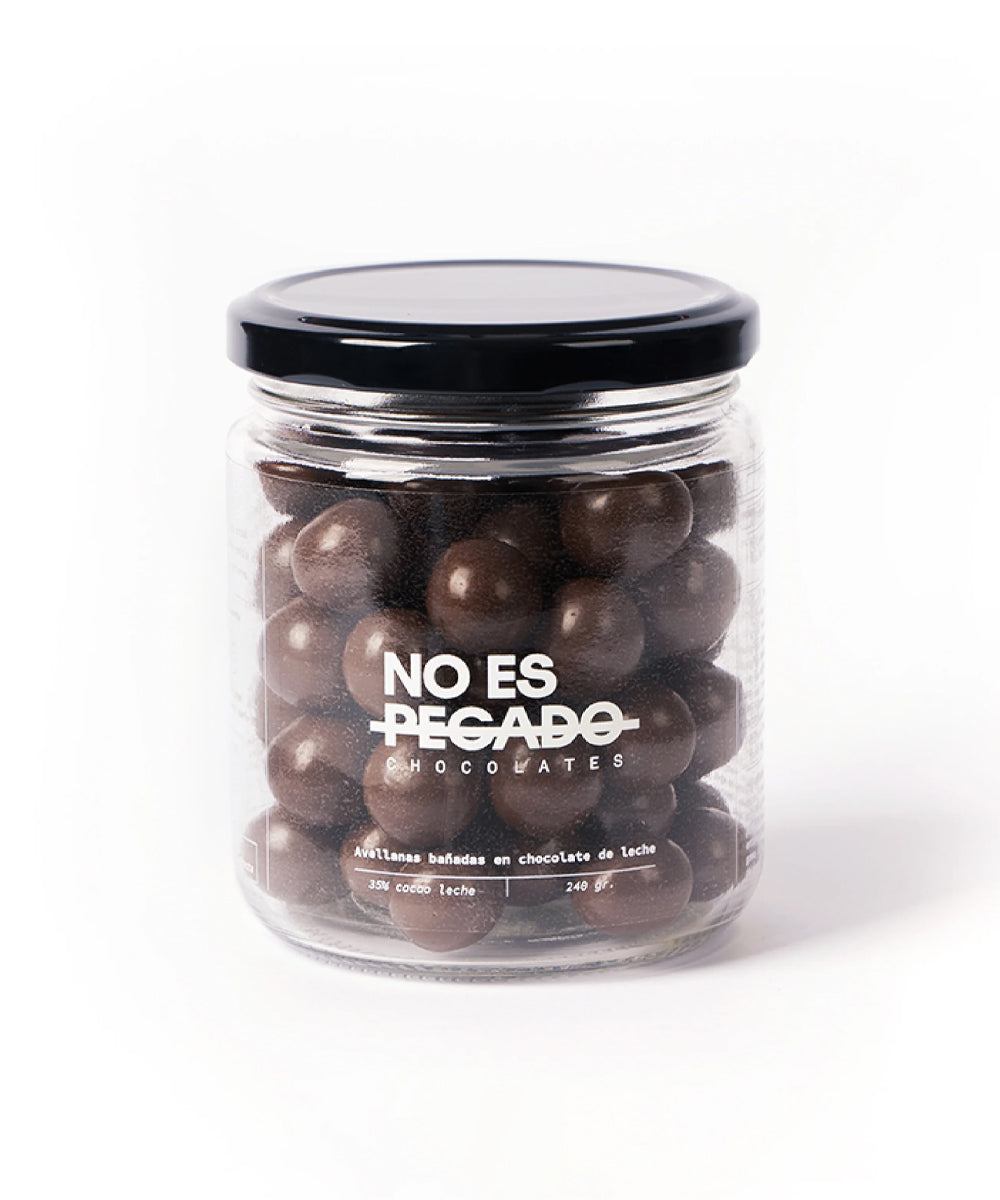 Avellanas Bañadas en Chocolate de Leche 220 g.