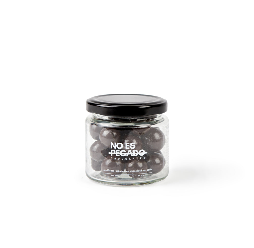 Avellanas Bañadas en Chocolate Semiamargo - Vegano 90 gr