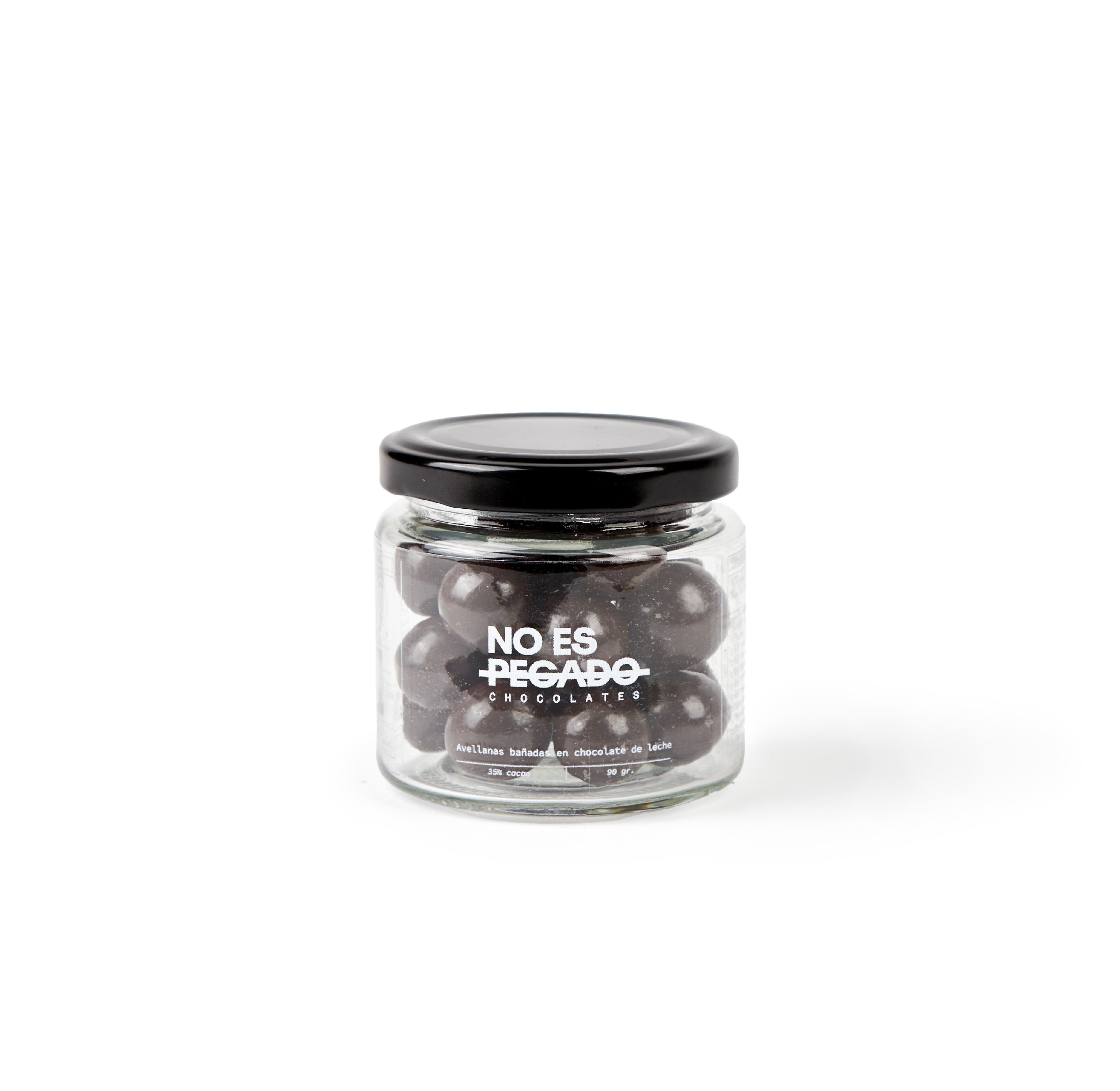Avellanas Bañadas en Chocolate Semiamargo - Vegano 90 gr