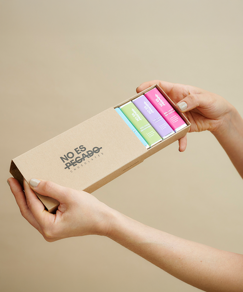 Caja de 7 Barritas de Chocolates Mix Variedades 154 gr