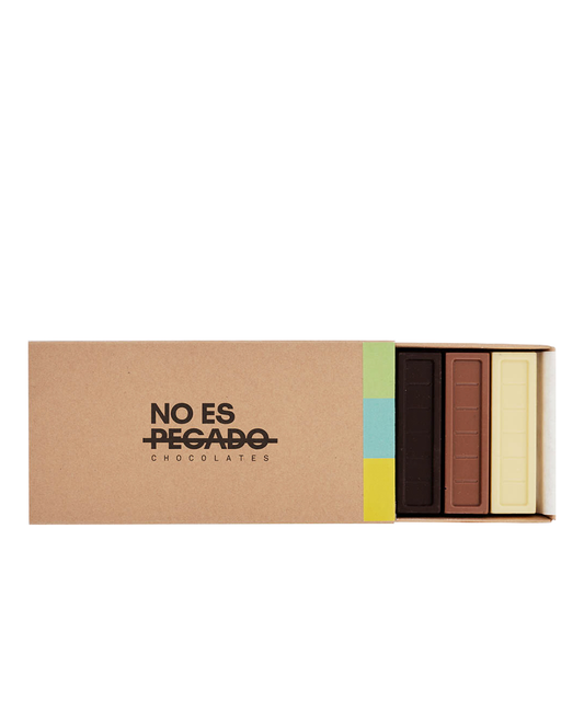Caja de 7 barritas de chocolate Mix Trilogía | 154 grs.