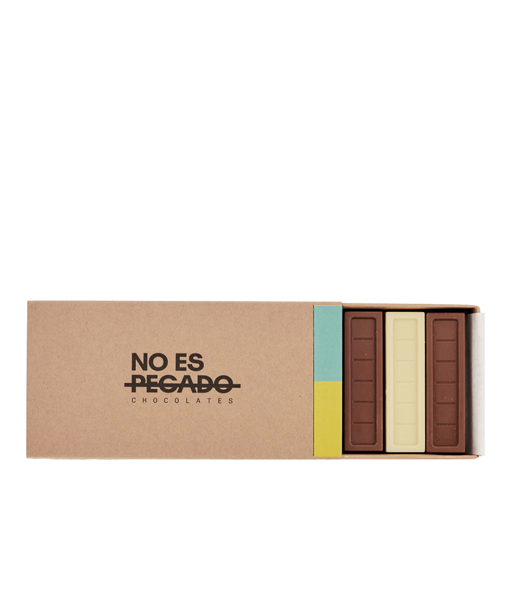 Caja de 7 Barritas de Chocolate Mix Leche 154 gr