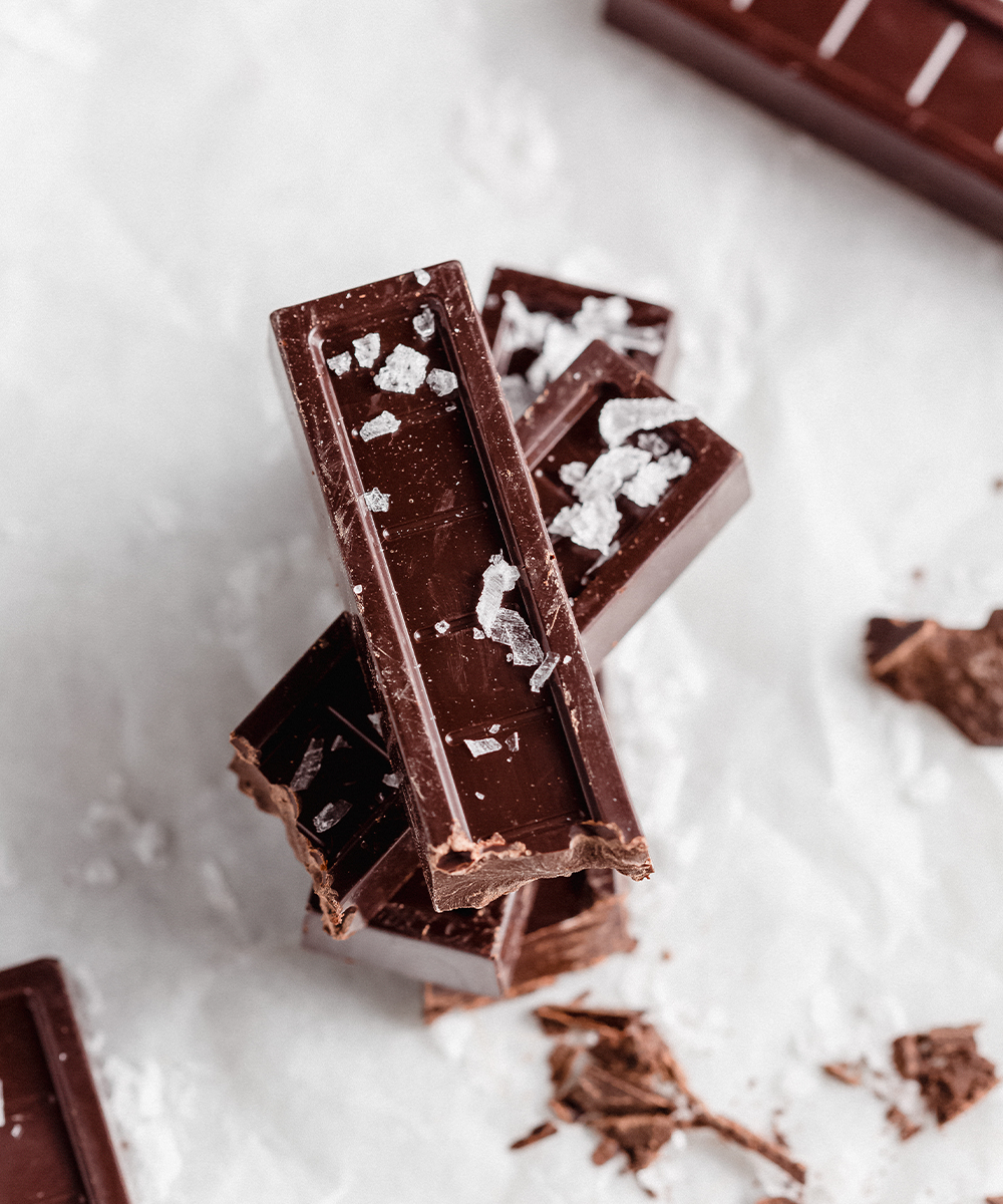 Caja de 7 Barritas de Chocolate Semiamargo 60% Cacao Sin Azúcar - Vegano 154 gr