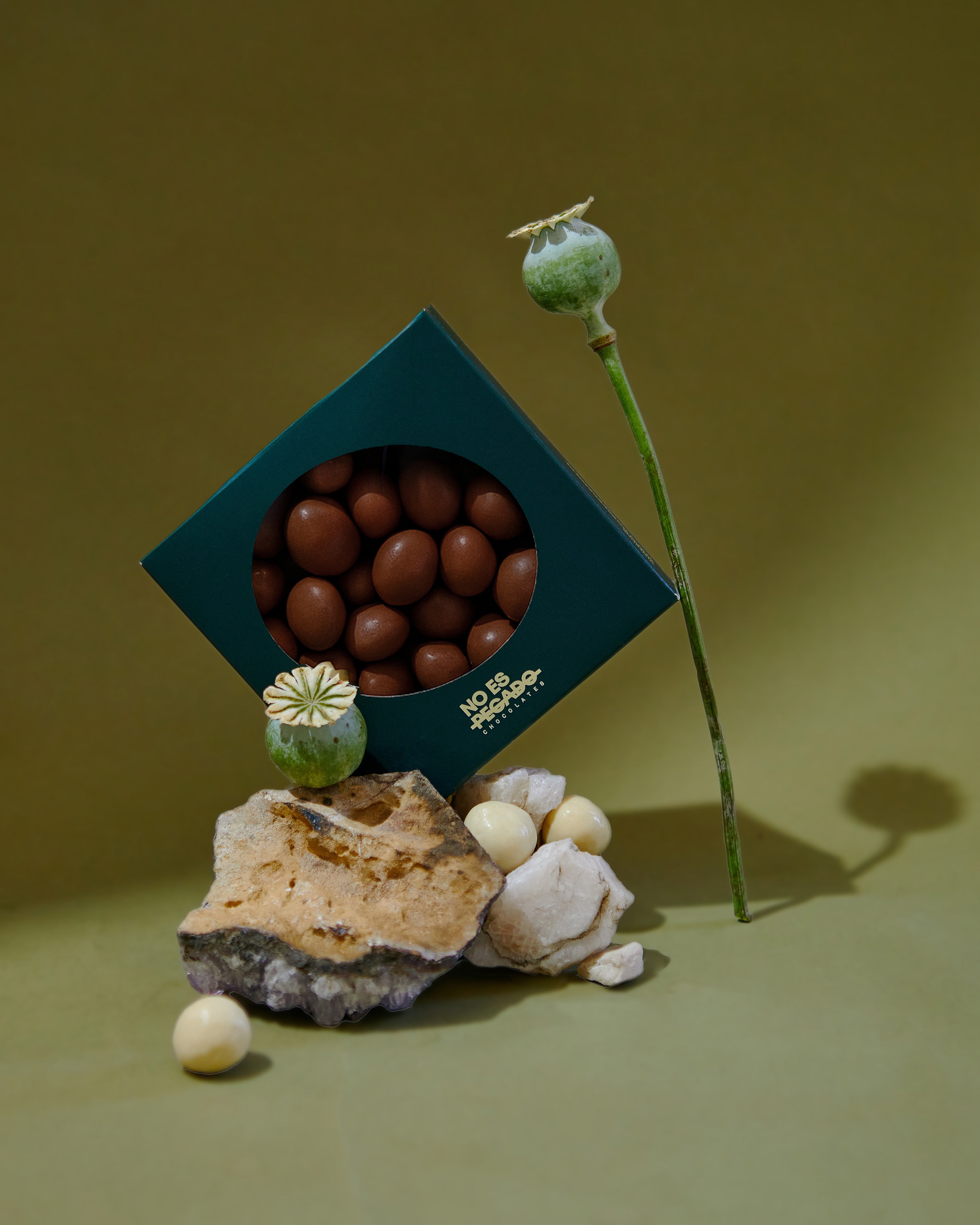 Caja de regalo Premium | Gin y Avellanas bañadas en Chocolate