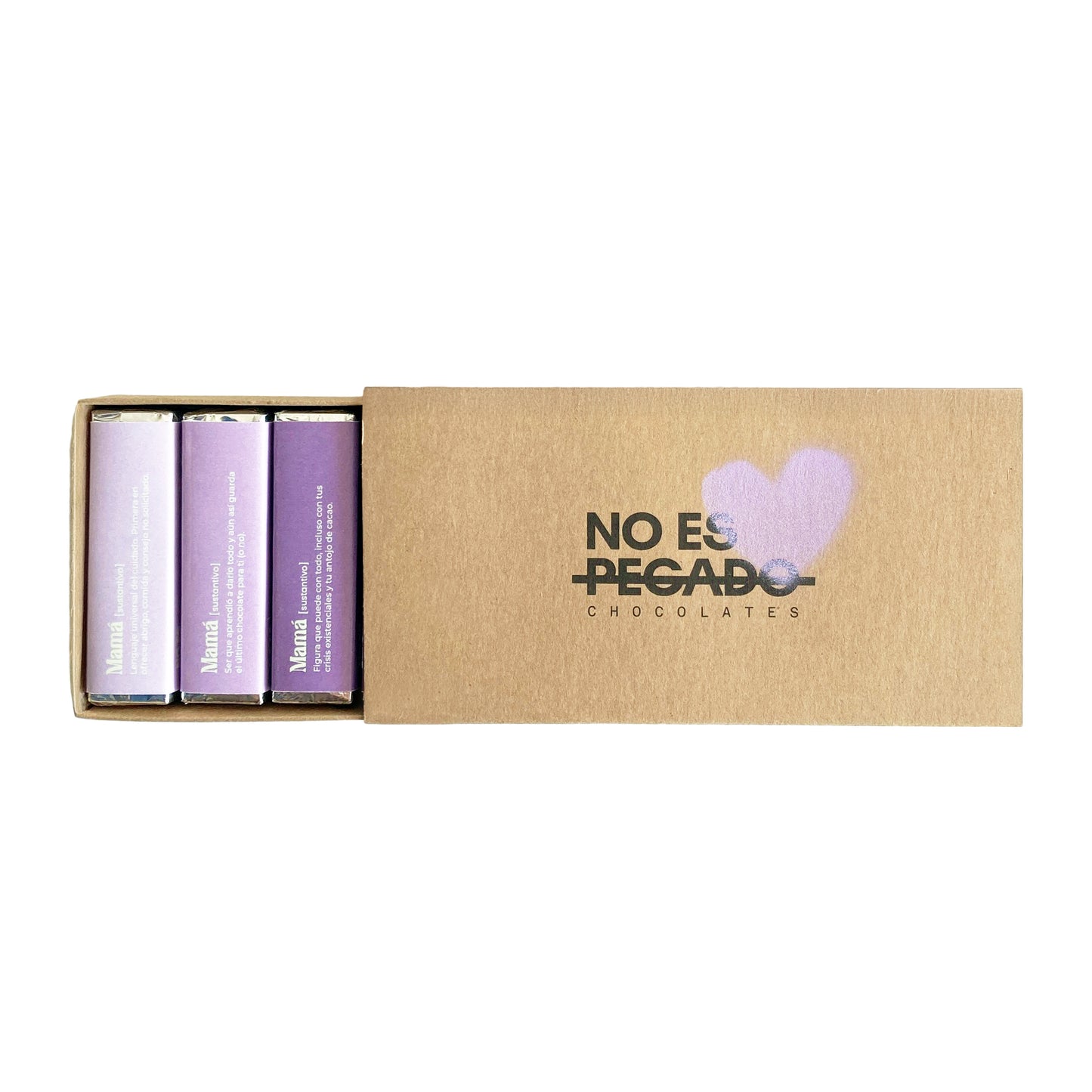 Caja de 7 barritas de chocolates ESPECIAL DÍA DE LA MADRE | 154 grs.