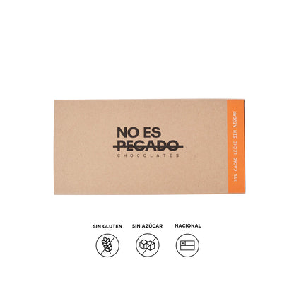 Caja de 7 barritas de chocolate de leche 35% cacao S/A | 154 grs.