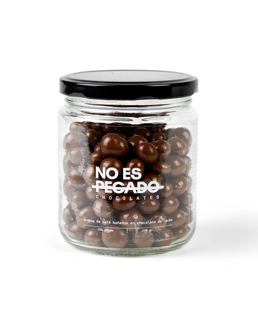 Granos de Café Bañados en Chocolate de Leche 240 g.