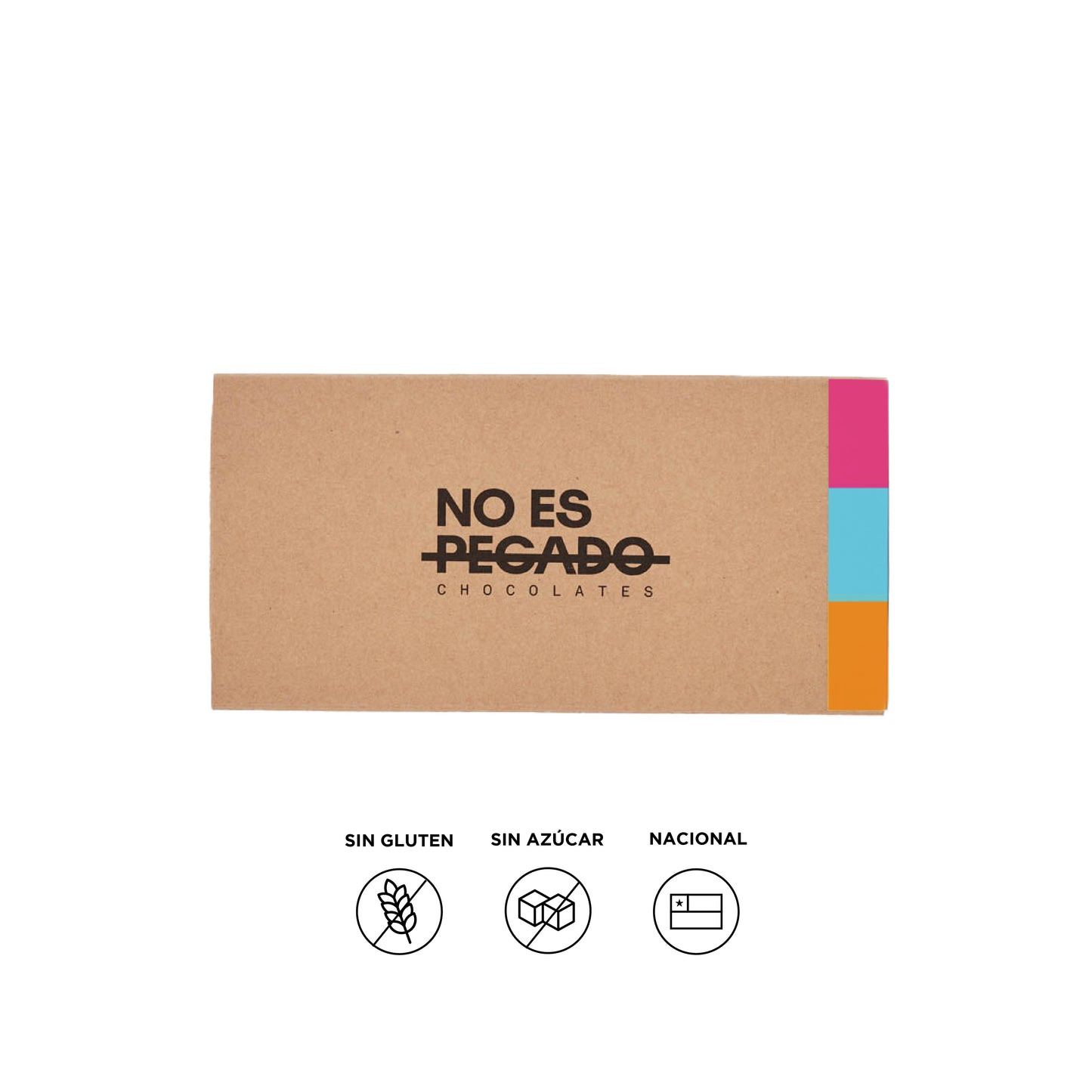 Caja de 7 Barritas de chocolates Mix sin azúcar - contiene leche | 154 grs.