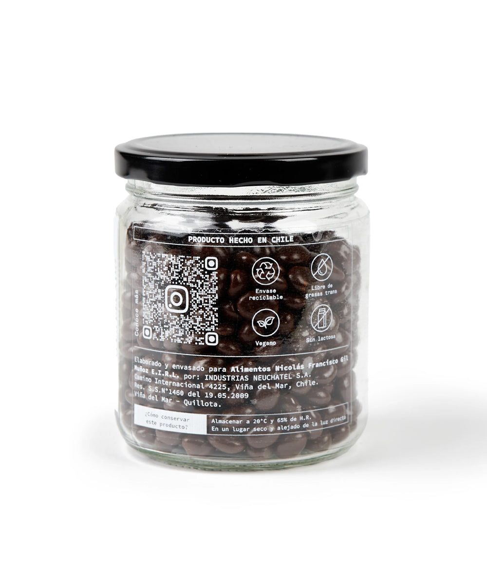 Granos de Café Bañados en Chocolate Bitter 240 g.