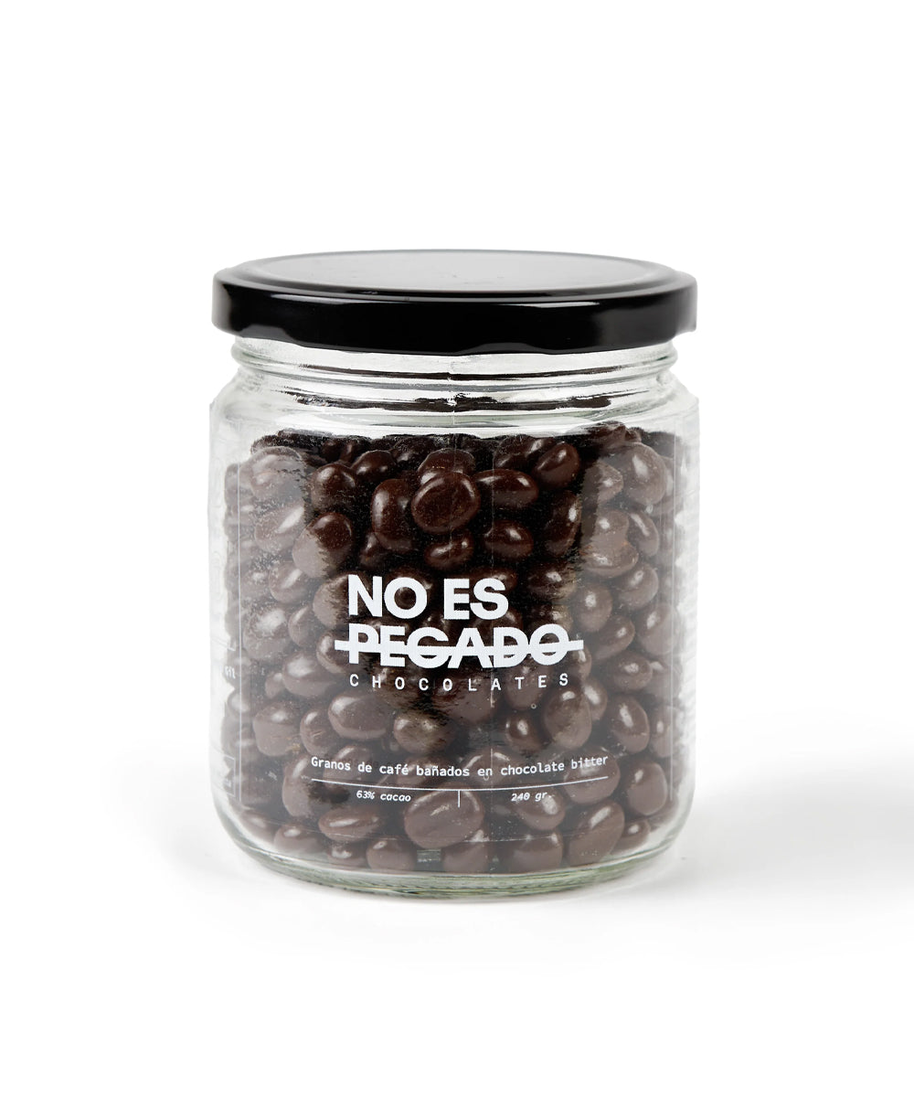 Granos de Café Bañados en Chocolate Bitter 240 g.